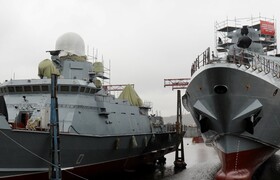 На Зеленодольском заводе провели спуск кораблей "Тайфун" и "Виктор Великий"