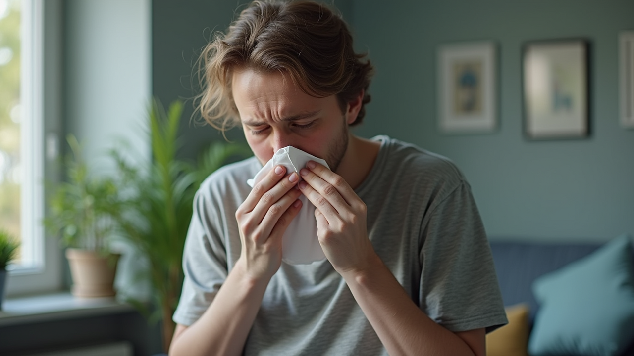 Когда у человека появляются признаки простуды и...