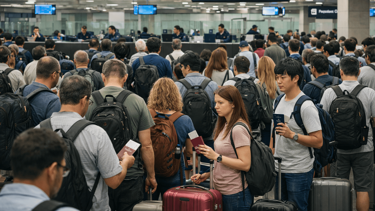 Европейские аэропорты столкнулись с серьёзными ...