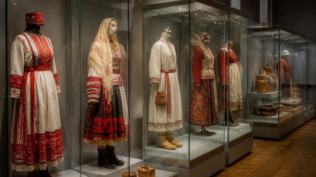 В Казани открылась выставка традиционных костюм...