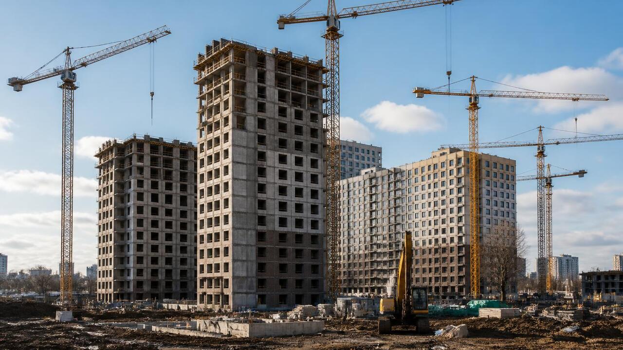 Объем строительных работ в Татарстане за январь...
