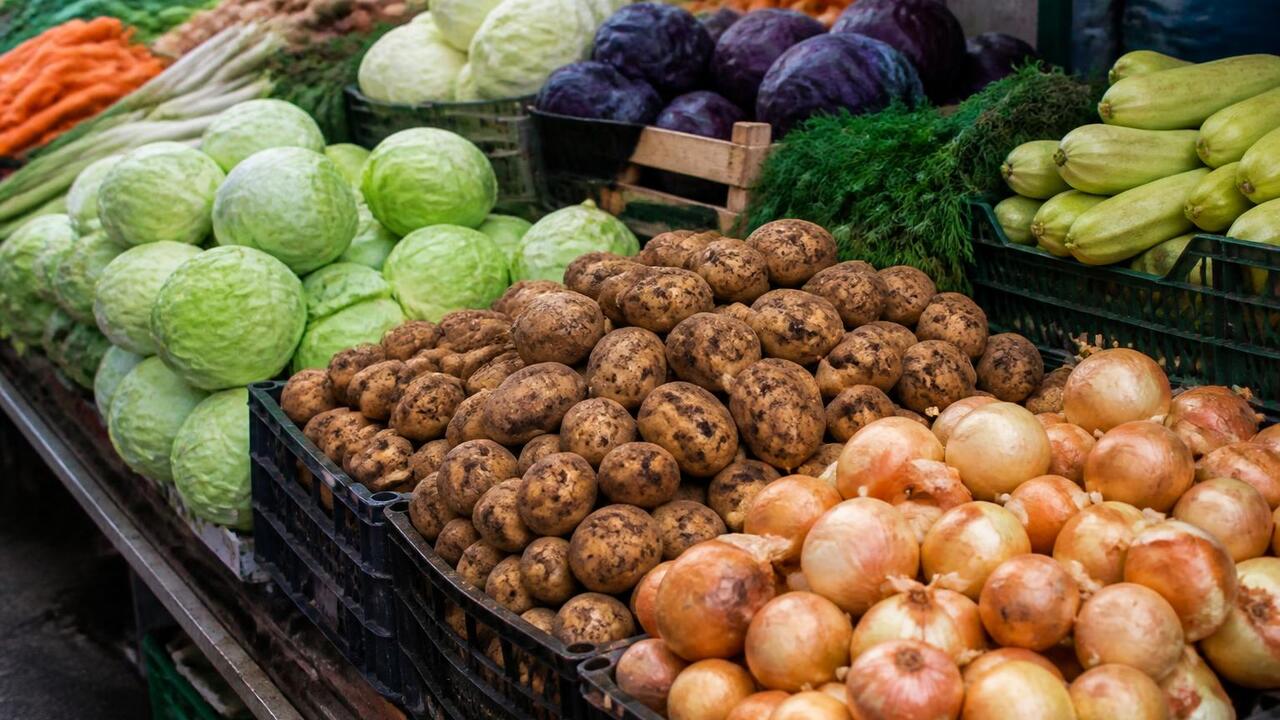 В Татарстане за неделю выросли цены на картофель, капусту и лук За неделю в Татарстане выросли цены на картофел...