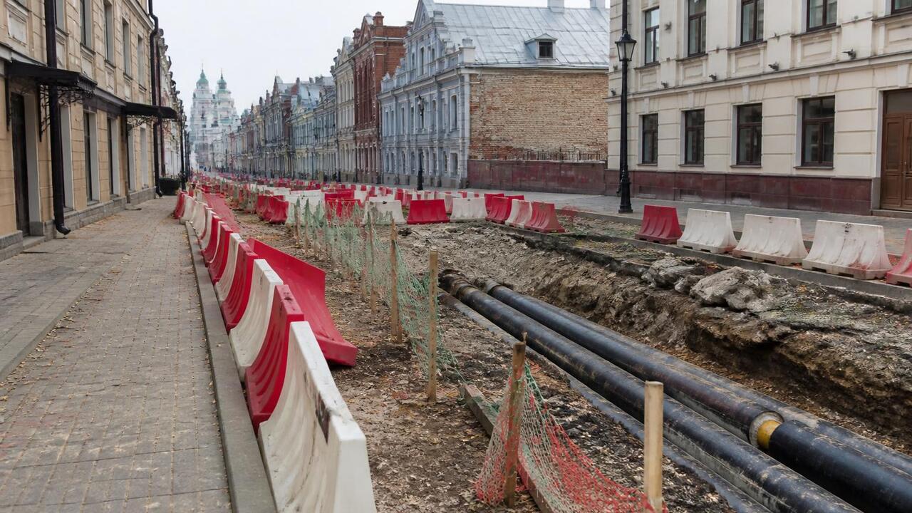 В Казани с 7 по 22 июля частично ограничат движ...