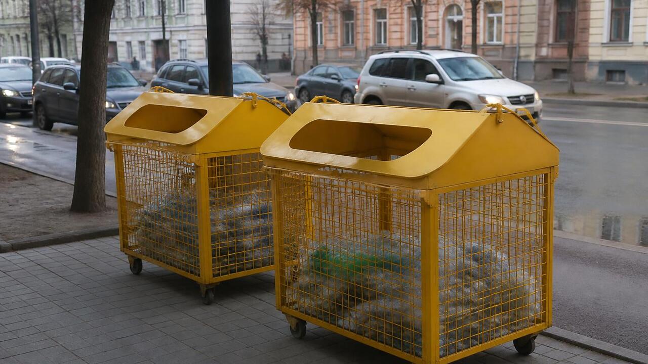 В Казани центр города хуже всего оснащен контей...