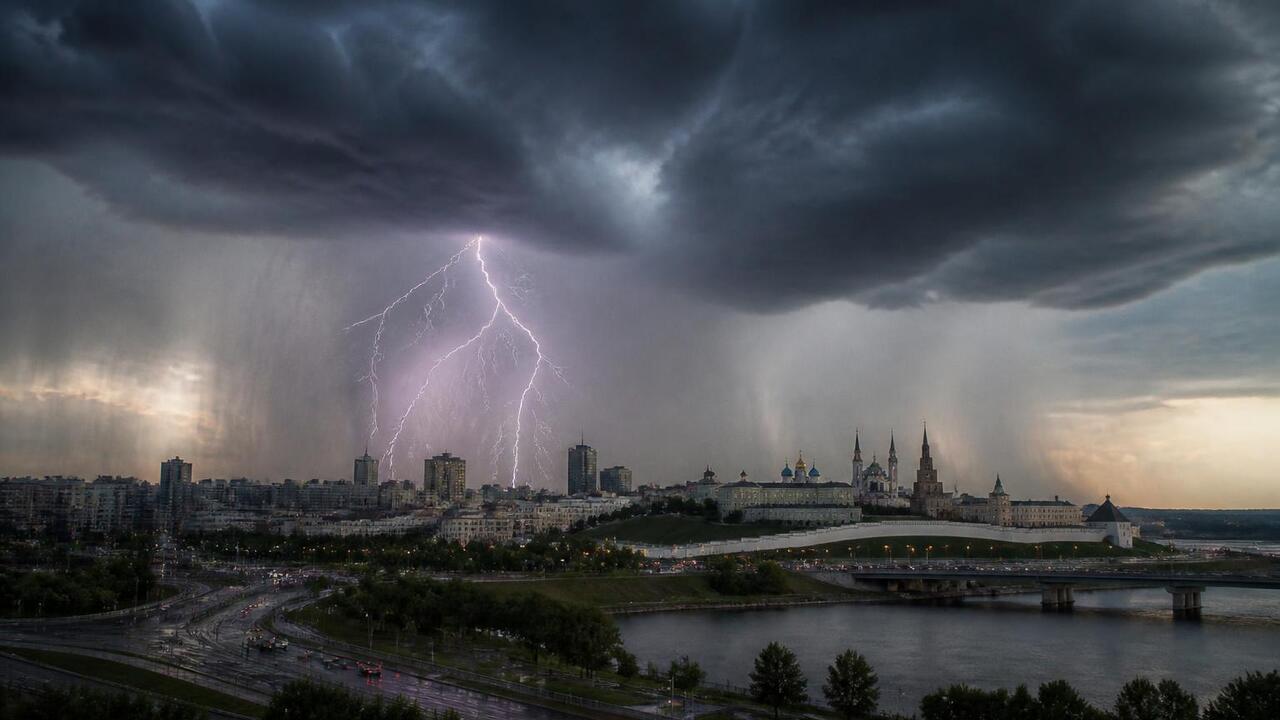 МЧС Татарстана предупреждает о ливнях, грозах и...