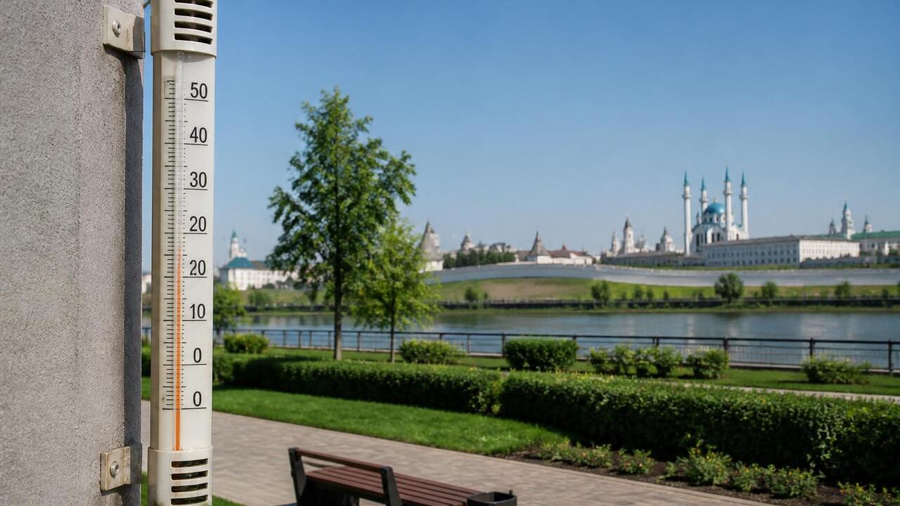 В Татарстане в понедельник ожидается жара до 30...