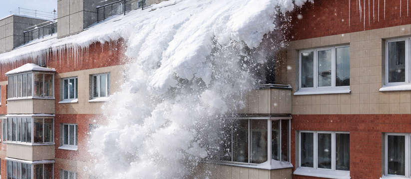 В Куюках с крыши дома сошел снег В деревне Куюки Пестречинского района Татарстан...