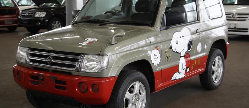 Pajero Mini в версии Snoopy покорил публику На аукционе Bring a Trailer появился Mitsubishi...