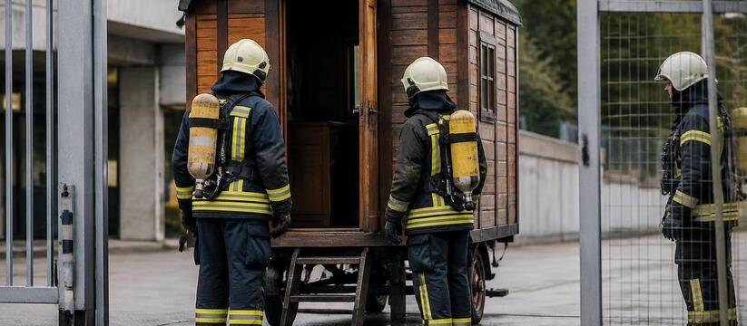 Пожарные проверяют безопасность вагонов-домиков на охраняемых объектах в Татарстане В Татарстане стартовали рейды по пожарной безоп...