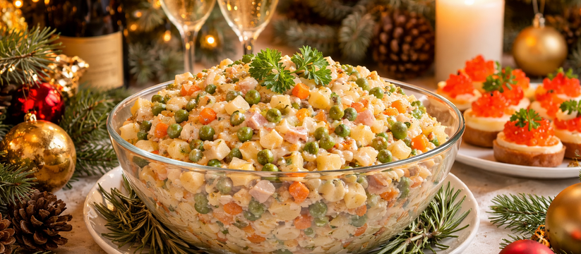 В 2025 году стоимость оливье для четырёх челове...