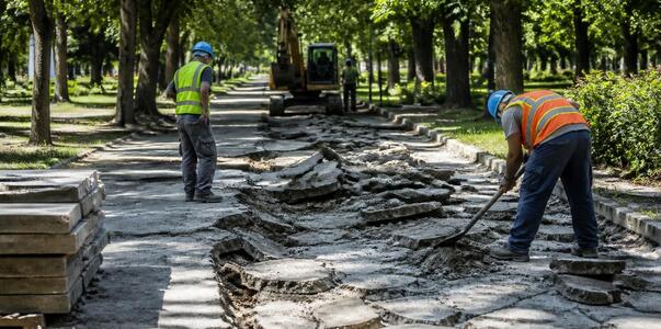 В Казани началось благоустройство сквера «Тебриз»