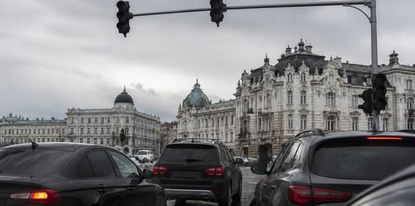 В Казани из-за аварии погасли светофоры на шест...