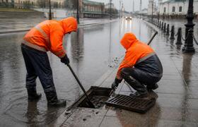 Ливень в Казани привел к подтоплениям из-за зас...
